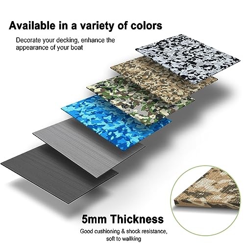 Boat Flooring EVA Foam Boat Decking Sheet 47.2″x16.1″ – 5.2sqft Camo Desert
