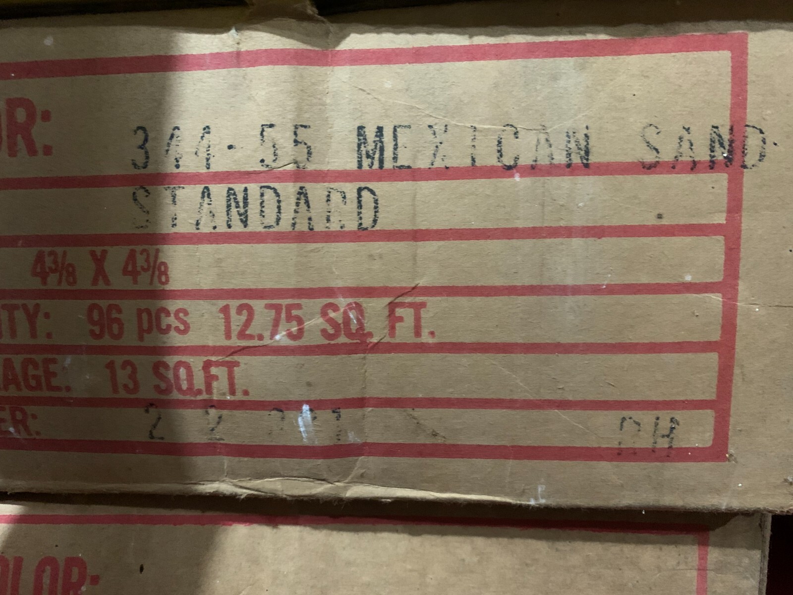Vintage New Mid-State Ceramic 4 3/8 x 4 3/8 Mexican Sand textured glaze