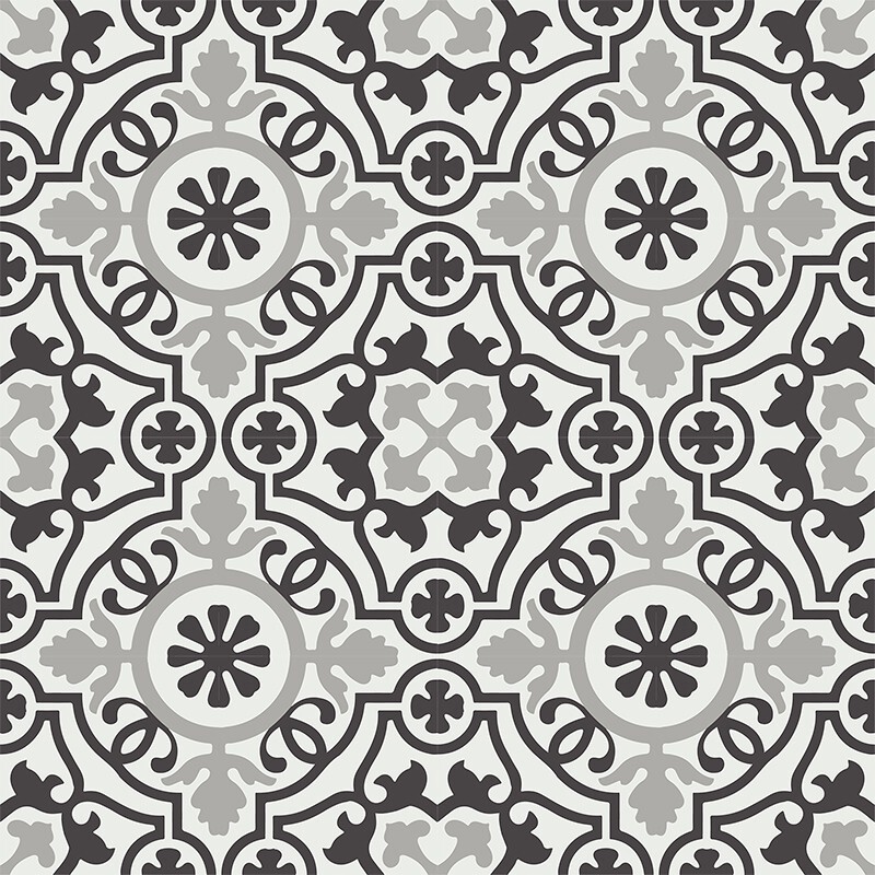 Motif Handmade Cement Tiles 8 Inch x 8 Inch, Pack of 12 Tiles, PRICE IS PER BOX,