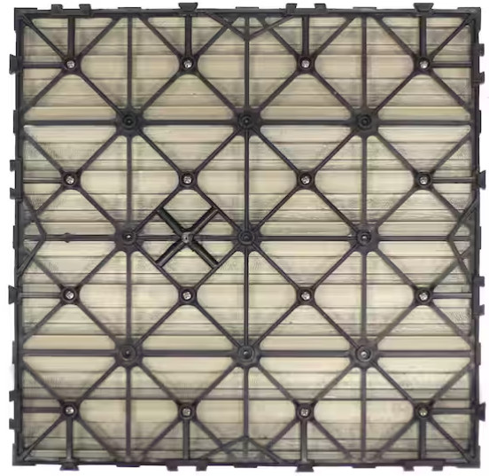 NewTechWood 1 ft x 1 ft Quick Deck Outdoor Composite Deck Tile in Roman Antique
