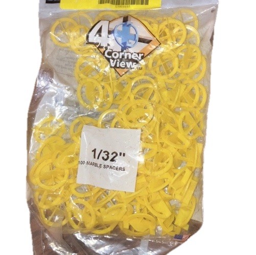 TAVY 1/32″ Plastic 2 Sided Tile Spacer (100 pack) Yellow