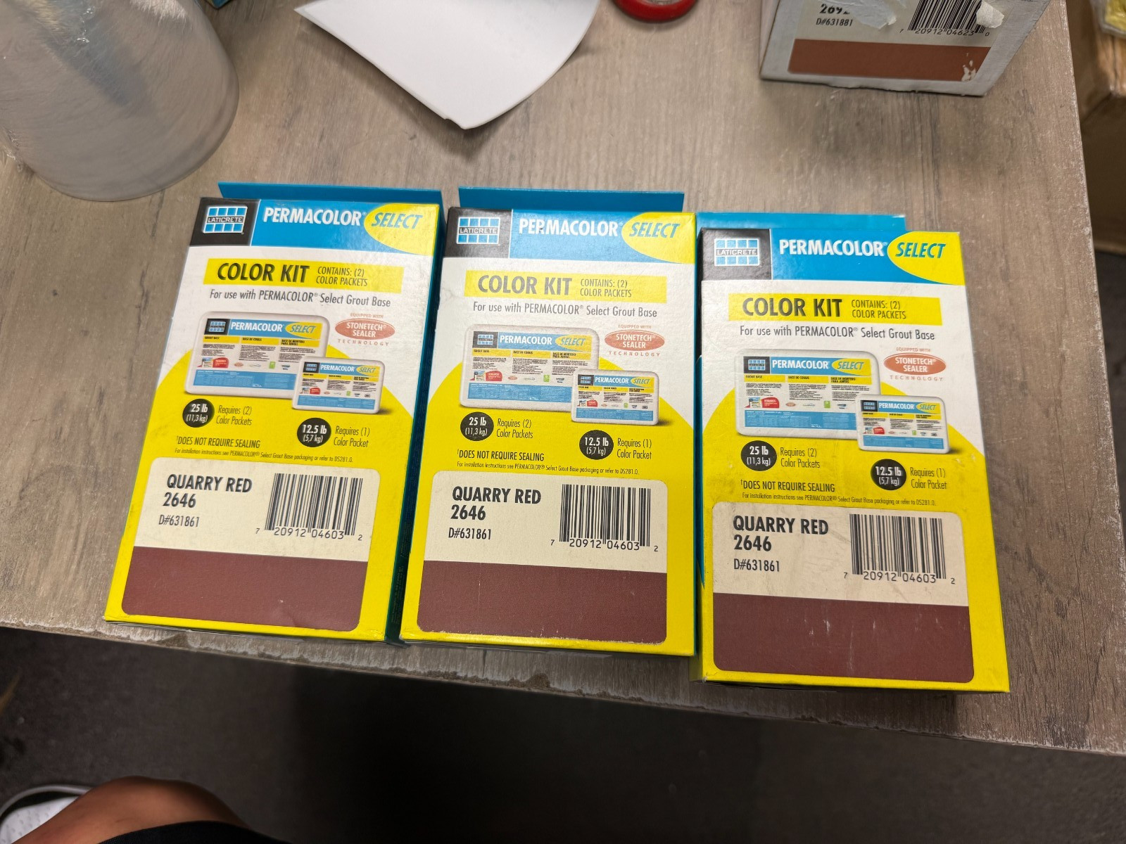 LOT OF 3 Permacolor Select Color Kit 2 Pack QUARRY RED 2646 NEW