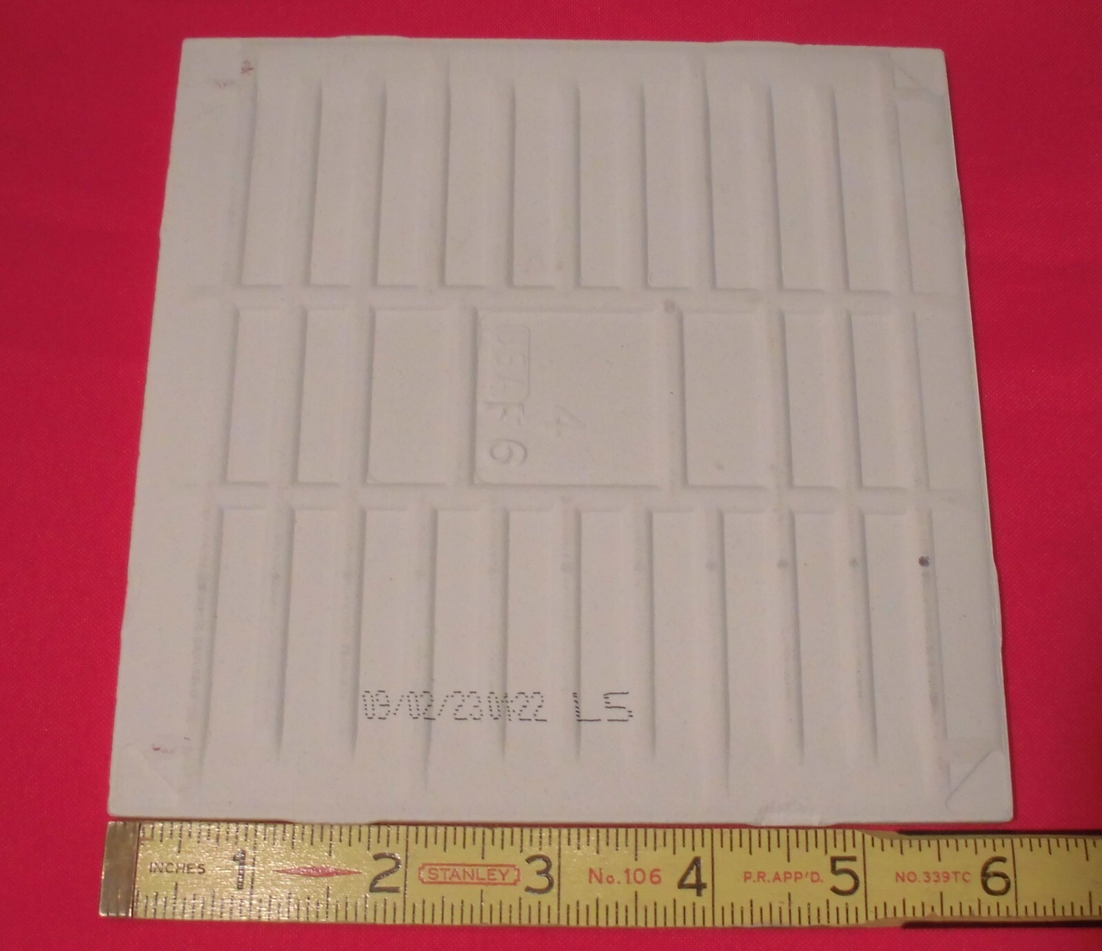 1 pc. Desert Gray: 6″ X 6″ Matte Ceramic Tile by Daltile Co. New Stock #X714