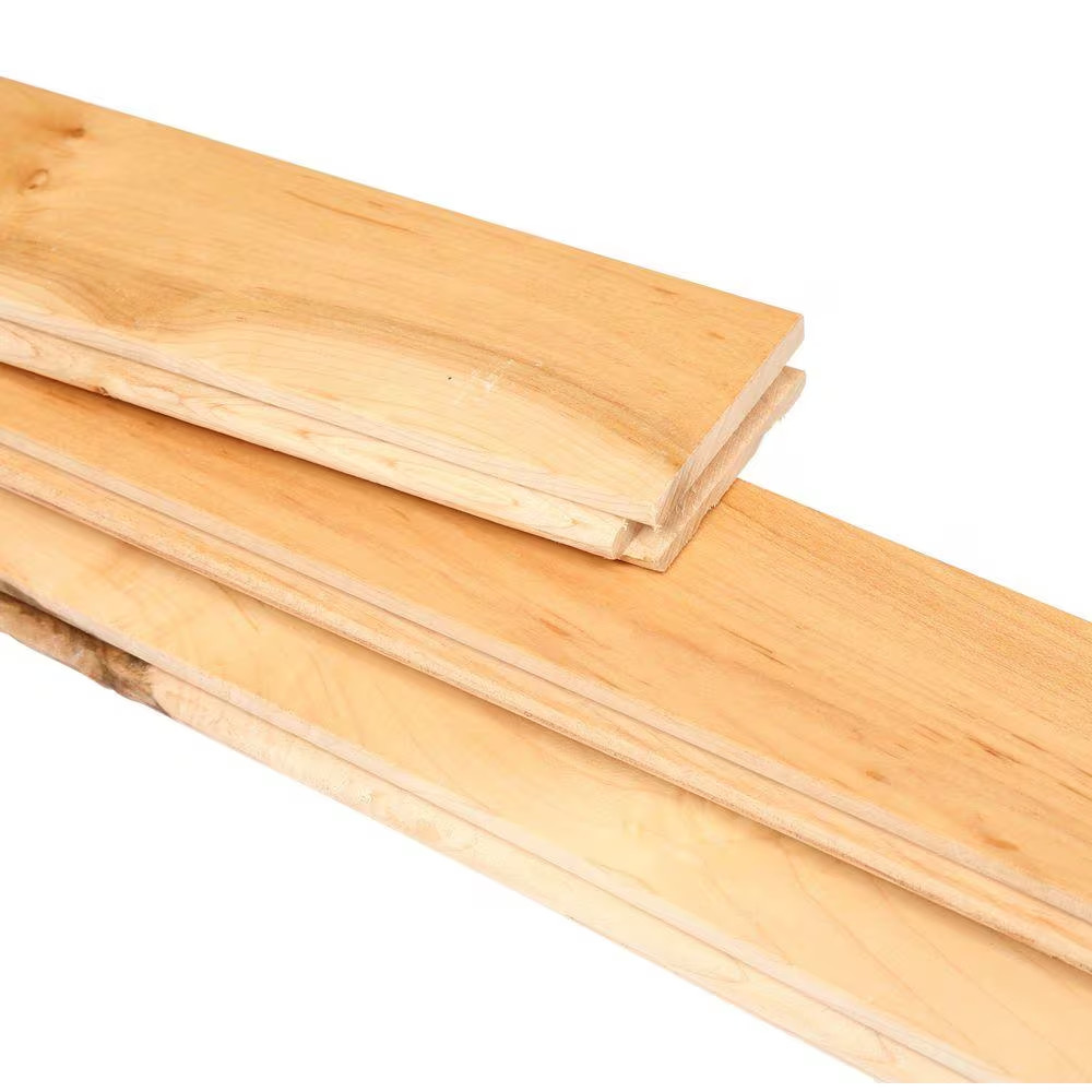 Plano Natural Maple 3/4 In. T X 2-1/4 In. W Smooth Solid Hardwood Flooring (2…