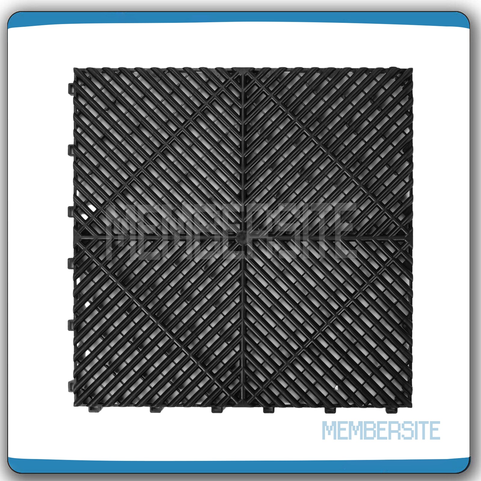 25/50 Pcs Interlocking Garage Floor Tiles Mat Modular Floor Tile 15.75”x15.75”