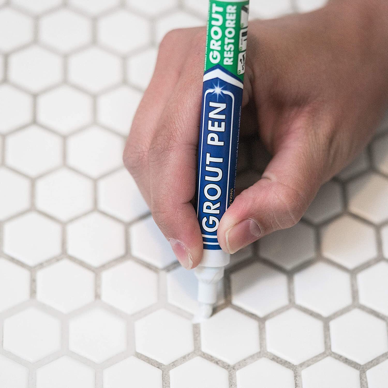 *GROUT PEN* REVIVES & RESTORES TILE GROUT ANTI-MOULD NOW AVAILABLE IN 11 COLOURS