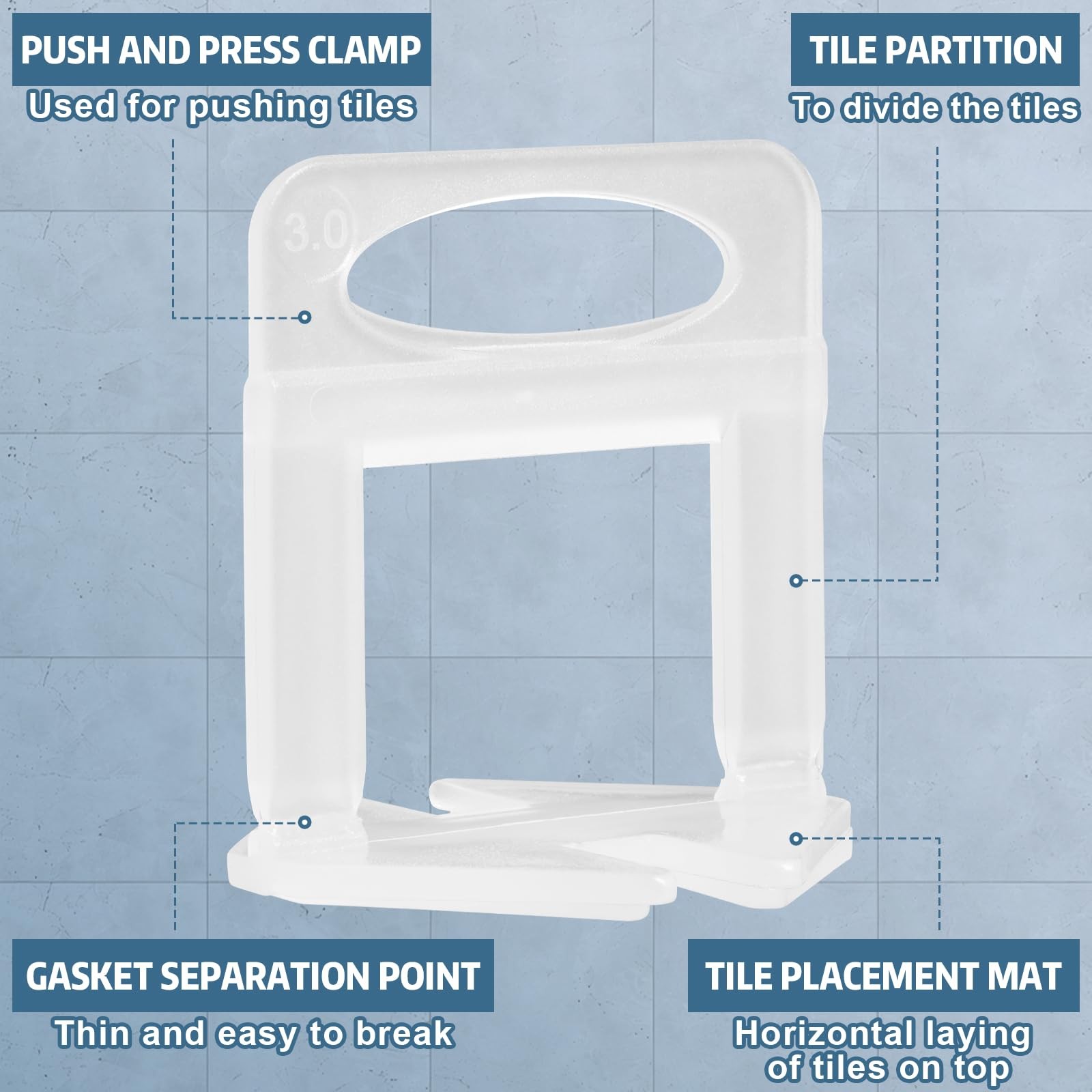 Tile Leveling System, Tile Spacers Tile Leveling Tools, Tile Leveling Clips f…