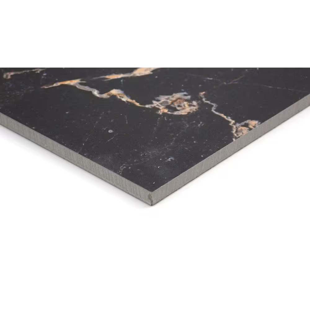 Parkview Brown 11.81 In. X 23.62 In. Polished Porcelain Field Tile