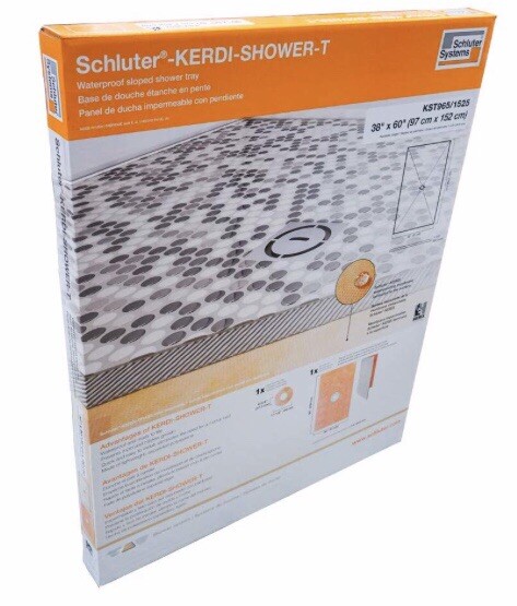 Schluter Kerdi Shower Tray 38”x60” Center
