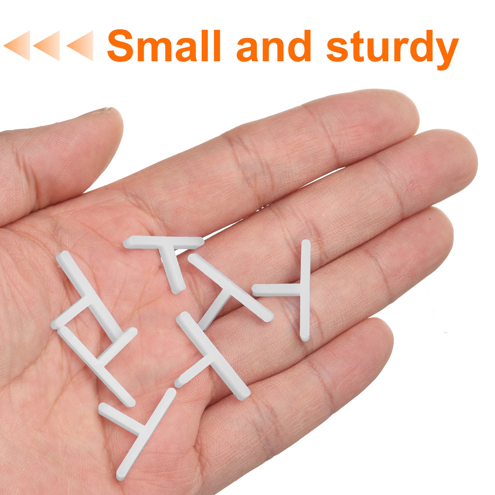 200pcs Tile Spacers 2mm Hard Plastic T Type Tiles Leveler Spacer for Ceramic
