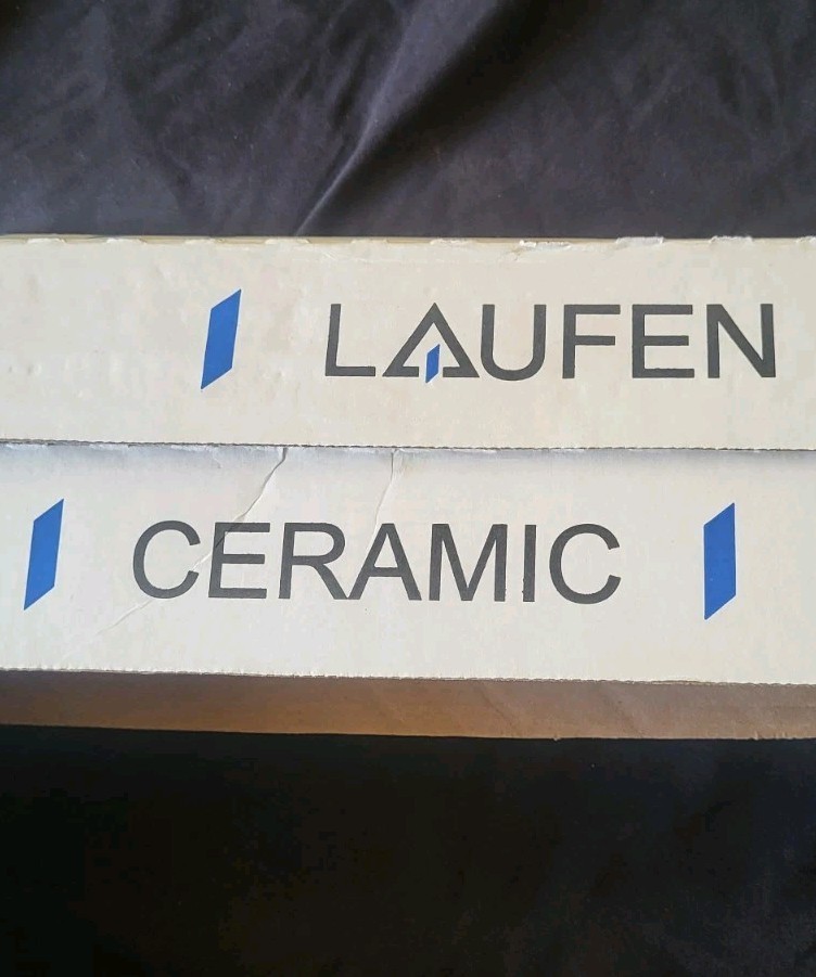 Laufen Cream Ceramic Tile 16X16 Lot Of 4