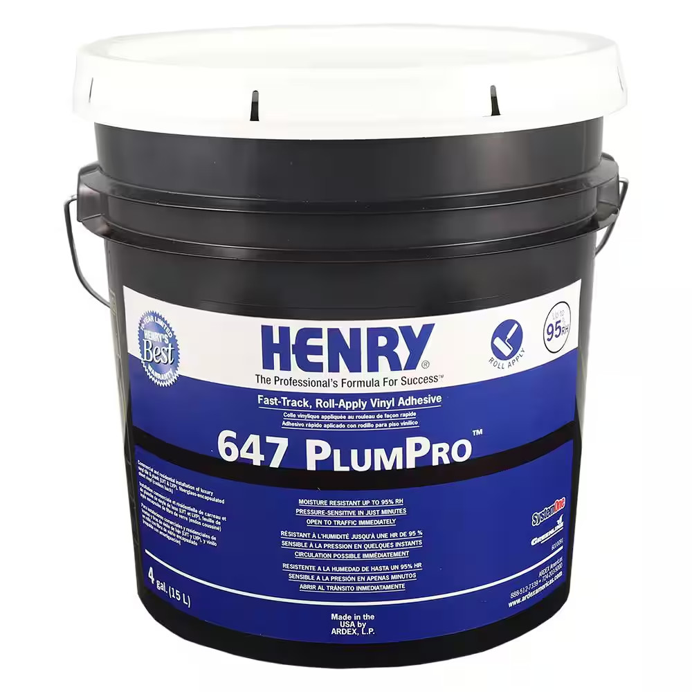 647 4 Gal. Luxury Vinyl Tile and Plank Flooring Adhesive