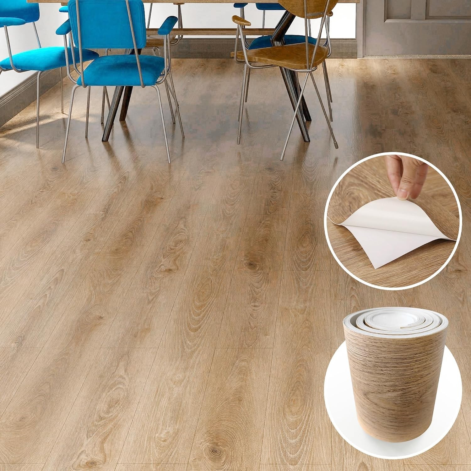Residue-Free Vinyl Floor Tiles – Easy Installation