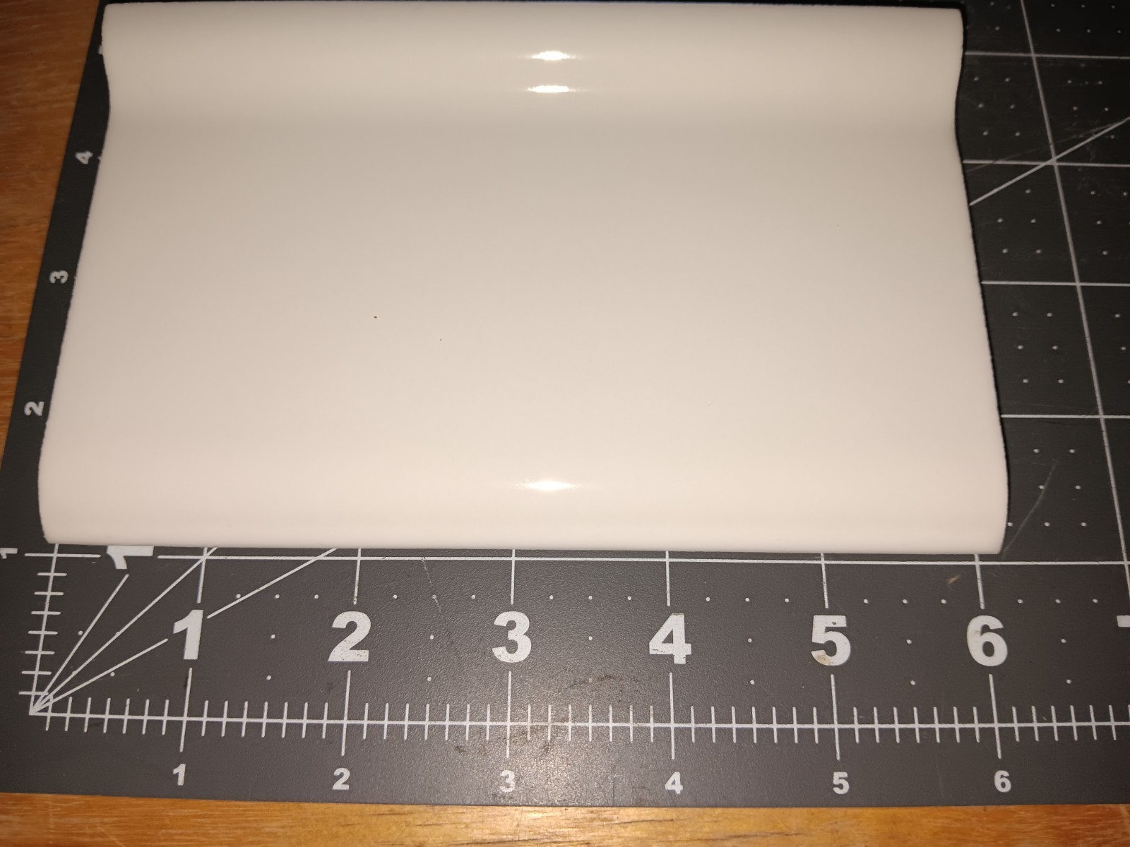 15 pc. White Ceramic Tile Sanitary Cove Base Wall Floor Trim VTG. Robertson MCM