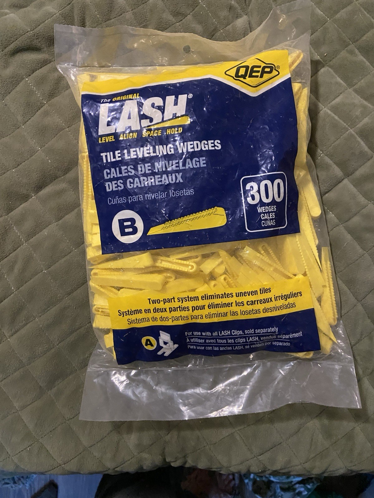 QEP LASH Tile Leveling System, Part B, Wedges (300 Pack)