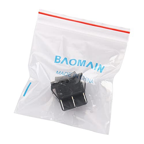 DPDT Rocker Switch (ON)-Off-(ON),6-Pin 3 Position Snap-in Toggle 1 Momentary
