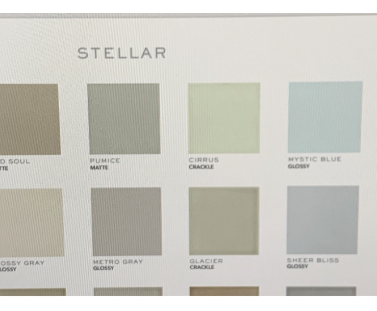 New Sonoma Tilemakers Handcrafted 4″ x 4″ Ceramic Tile Color Cirrus Crackle
