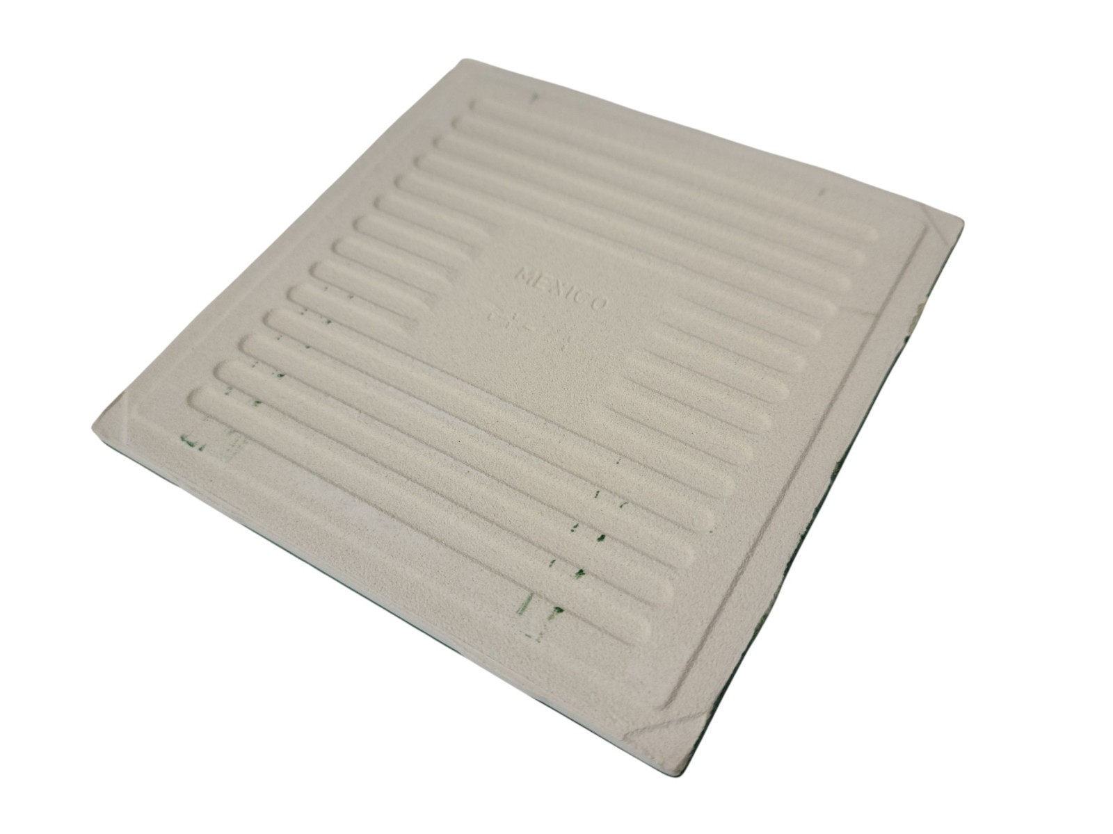 Emerald Green Ceramic Tile 4.25 inch Subway Square Vintage Mid Century Modern