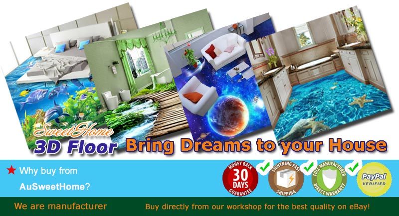 Neat Wooden Road 3D Floor Mural Photo Flooring Wallpaper Home Print Decoration
