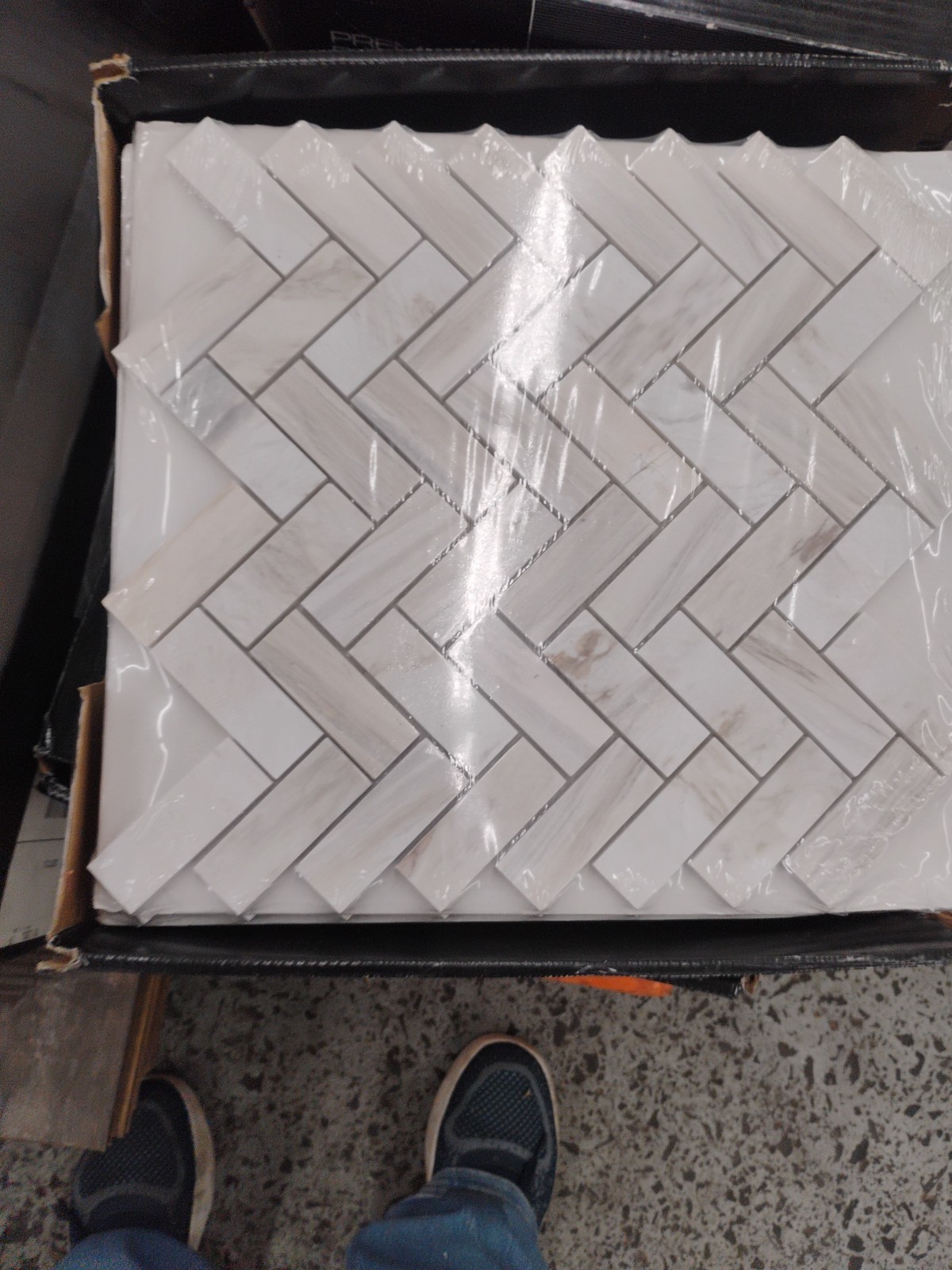 MSI Angora Herringbone 12×12 Mosaic Tile 10 sf