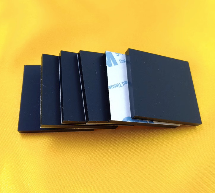 Self Adhesive Backed Silicone Rubber Strip Pads Solid Seals Gasket Various Sizes