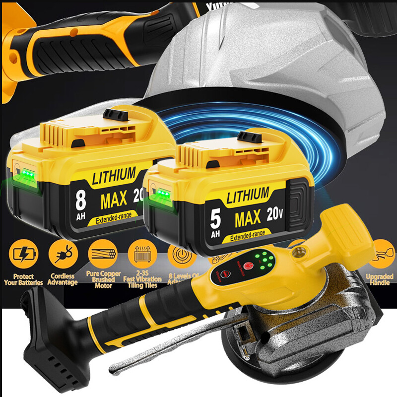 Tile Vibration Leveling Machine Vibration Tool for Dewalt 20V Max Battery DCB201