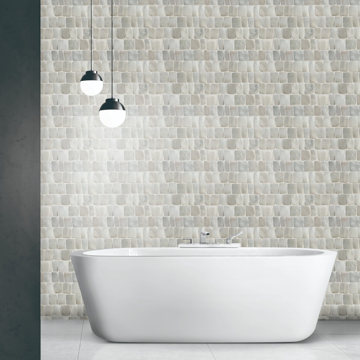 Canine Tan Natural Stone Mosaic Wall & Floor Tile ($16.8/SqFt)