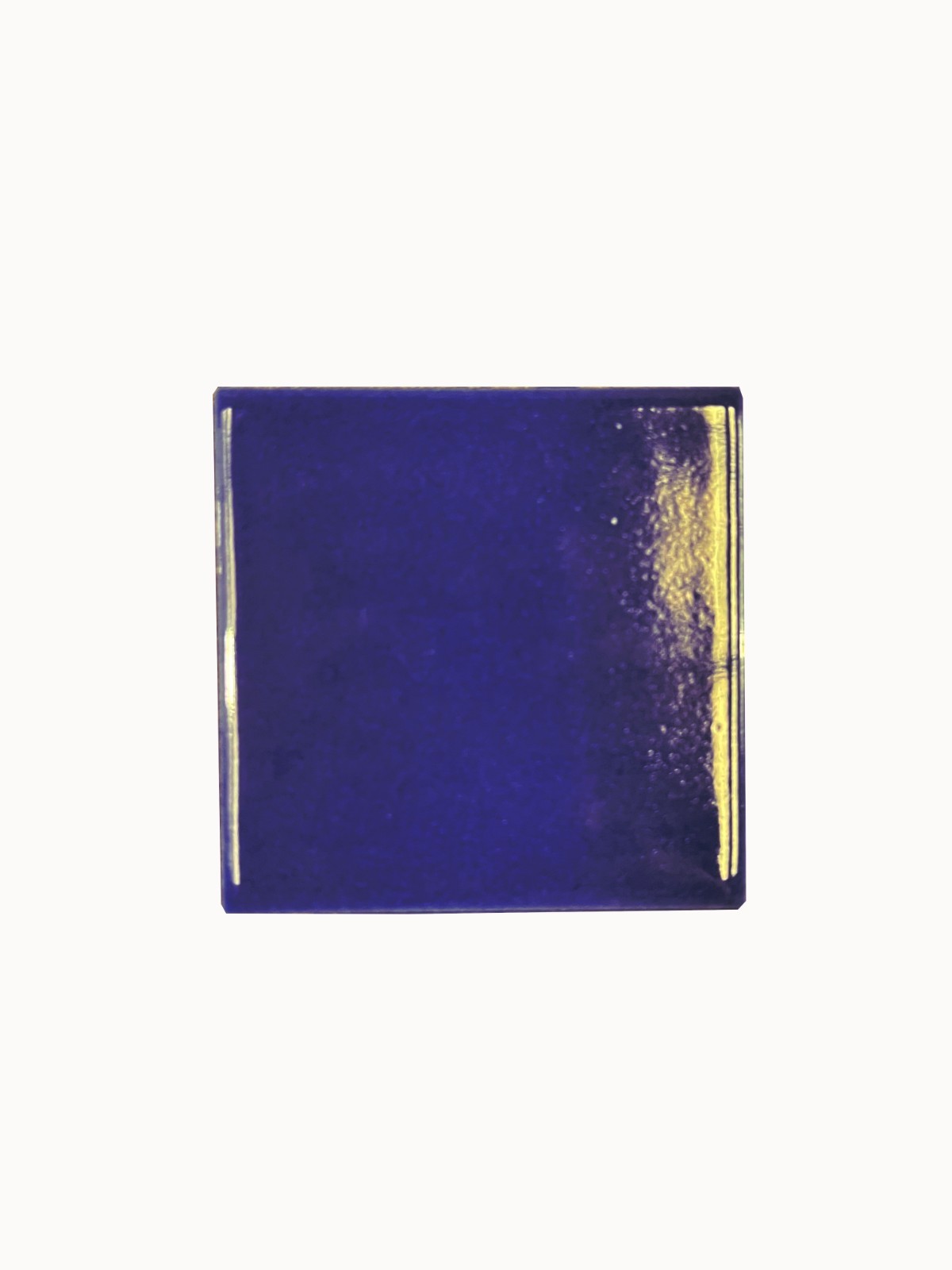 Deep Blue Glossy Wall Tile 2×2 Border Ceramic C#L22 1 2×2 Sample Piece