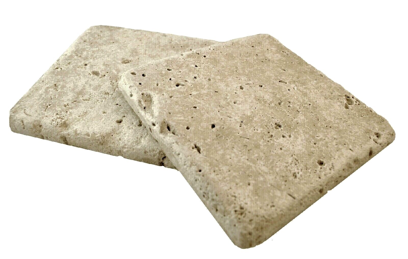 Walnut 4×4 Tumbled Aged Travertine Tile Backsplash Floor Wall (Sold per SF) Bath