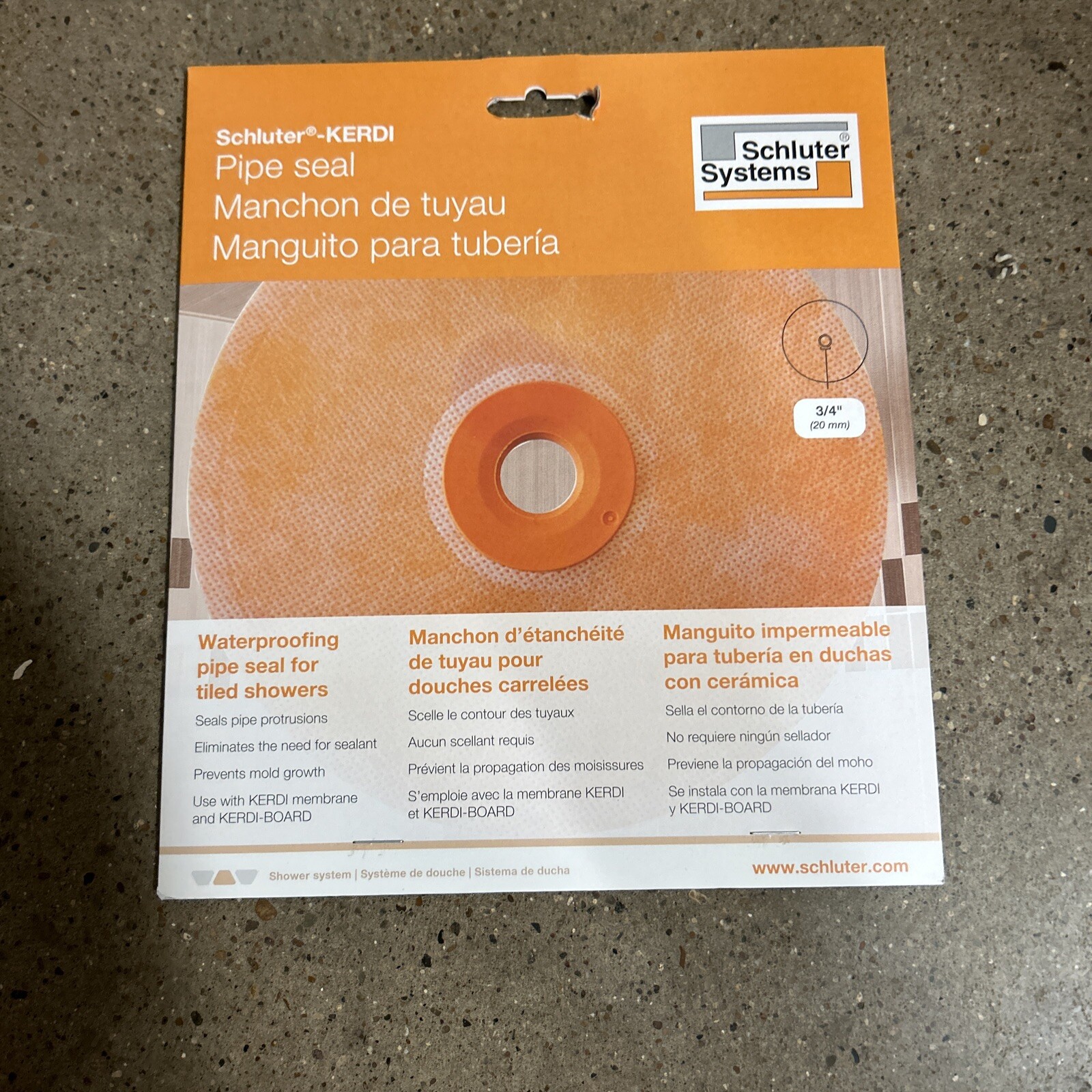 Schluter-Kerdi Pipe Seal