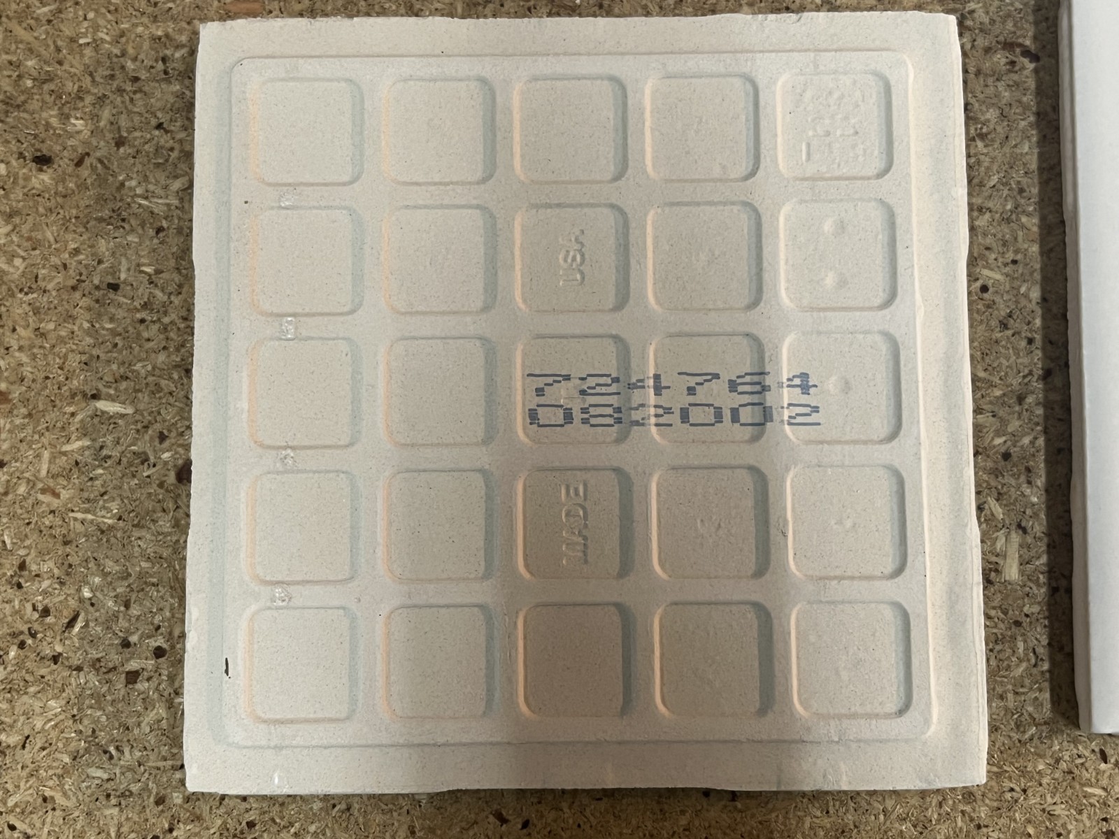 10 Pc White 4-1/4″ x 4-1/4″ x3/16″ Flat Ceramic Tile Matte United States Tile Co