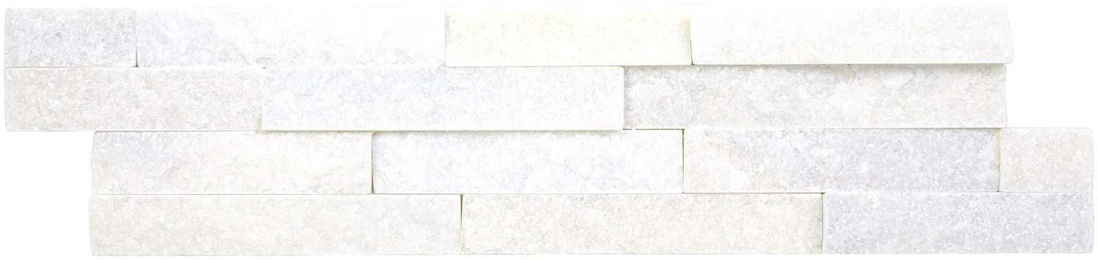 Ackland AKPLPM6X24F-CA 6″ x 24″ Marble Hardscape Wall Tile – – Auric White