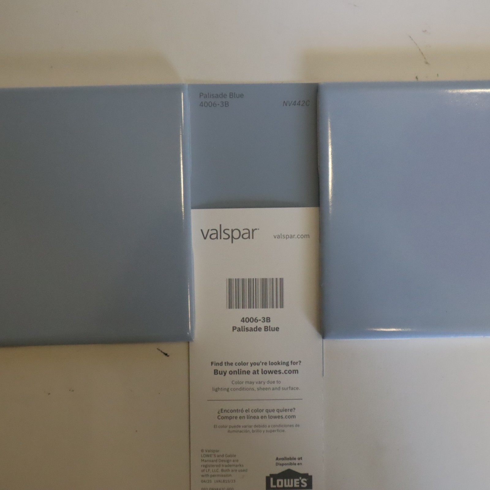 Vintage NOS Florida Tile 4-3/8″ Light LT Vermont Blue Tiles