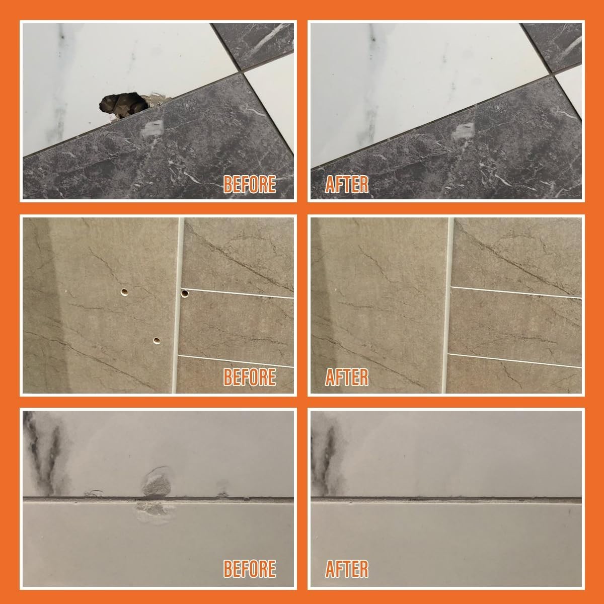 Color Match Tile Repair Kit – 8 Pigments for Flawless Ceramic & Porcelain Fixes