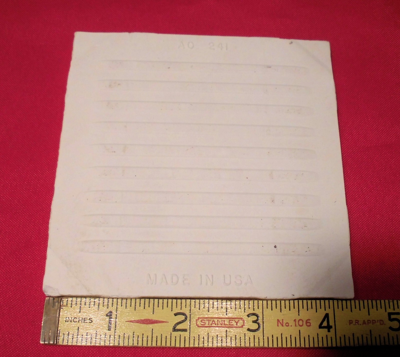 1 pc. Buckwheat: 4-1/4″ Crystalline Ceramic Tile, American Olean, Made 1980’s