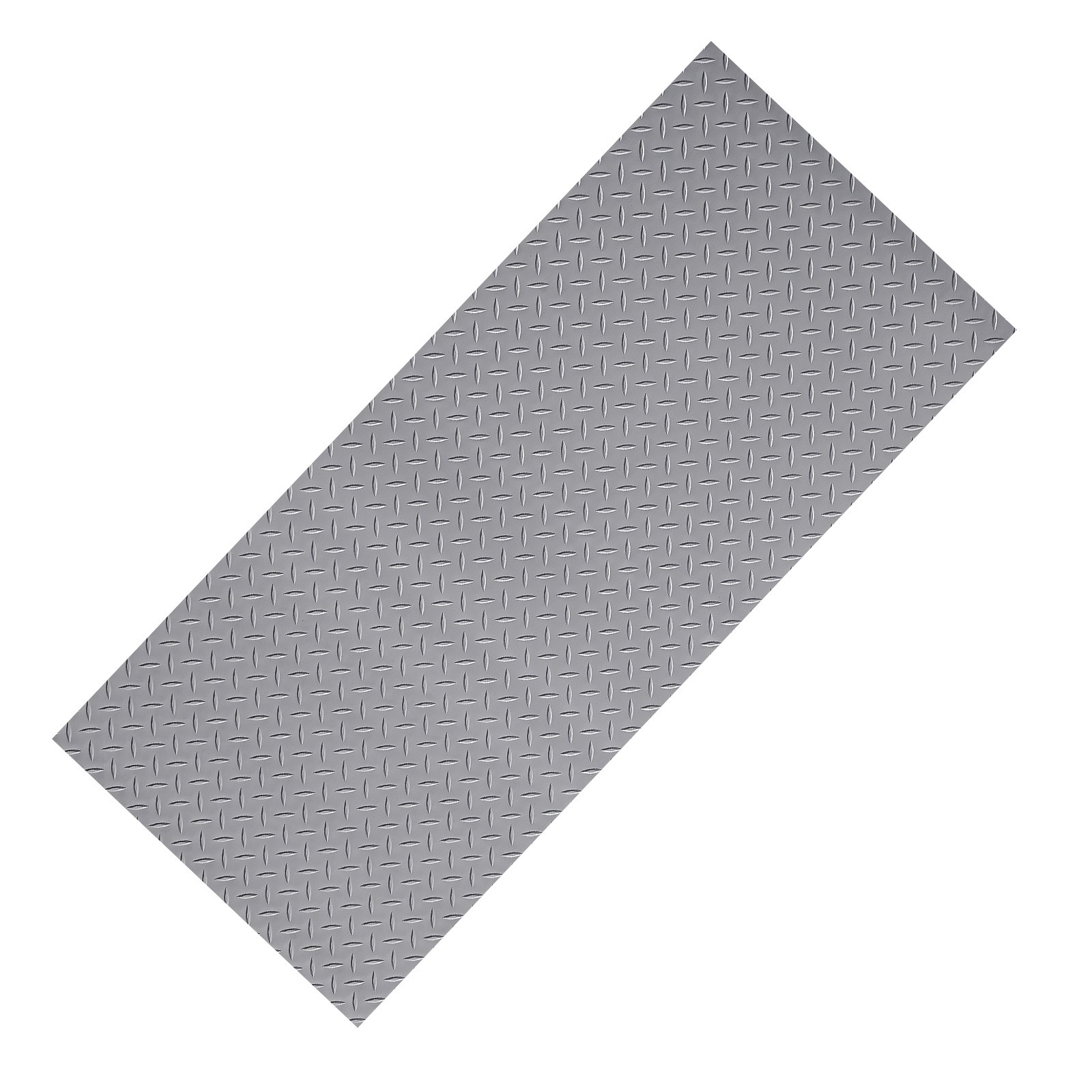VEVOR Garage Floor Roll 7.5×20 ft PVC Diamond Mat Non-Slip Silver Gray
