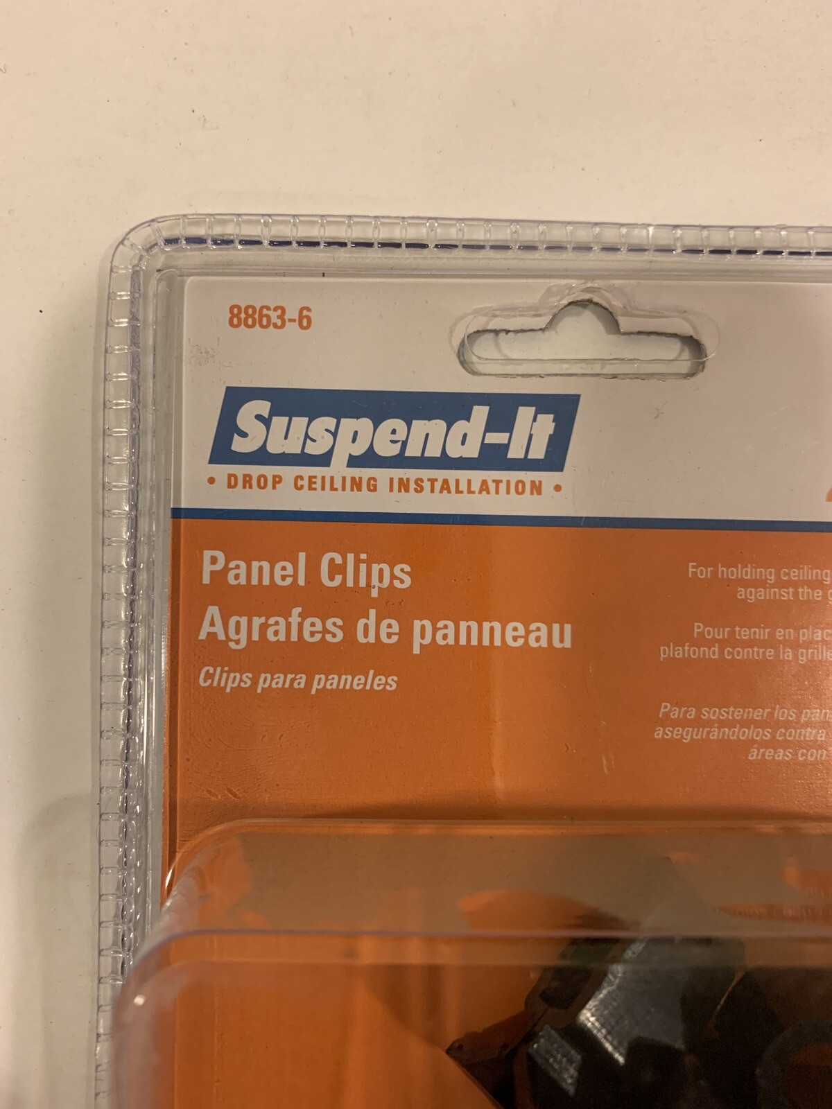 Suspend-It 8863-6 Drop Ceiling Installation Panel Clips Quantity 20