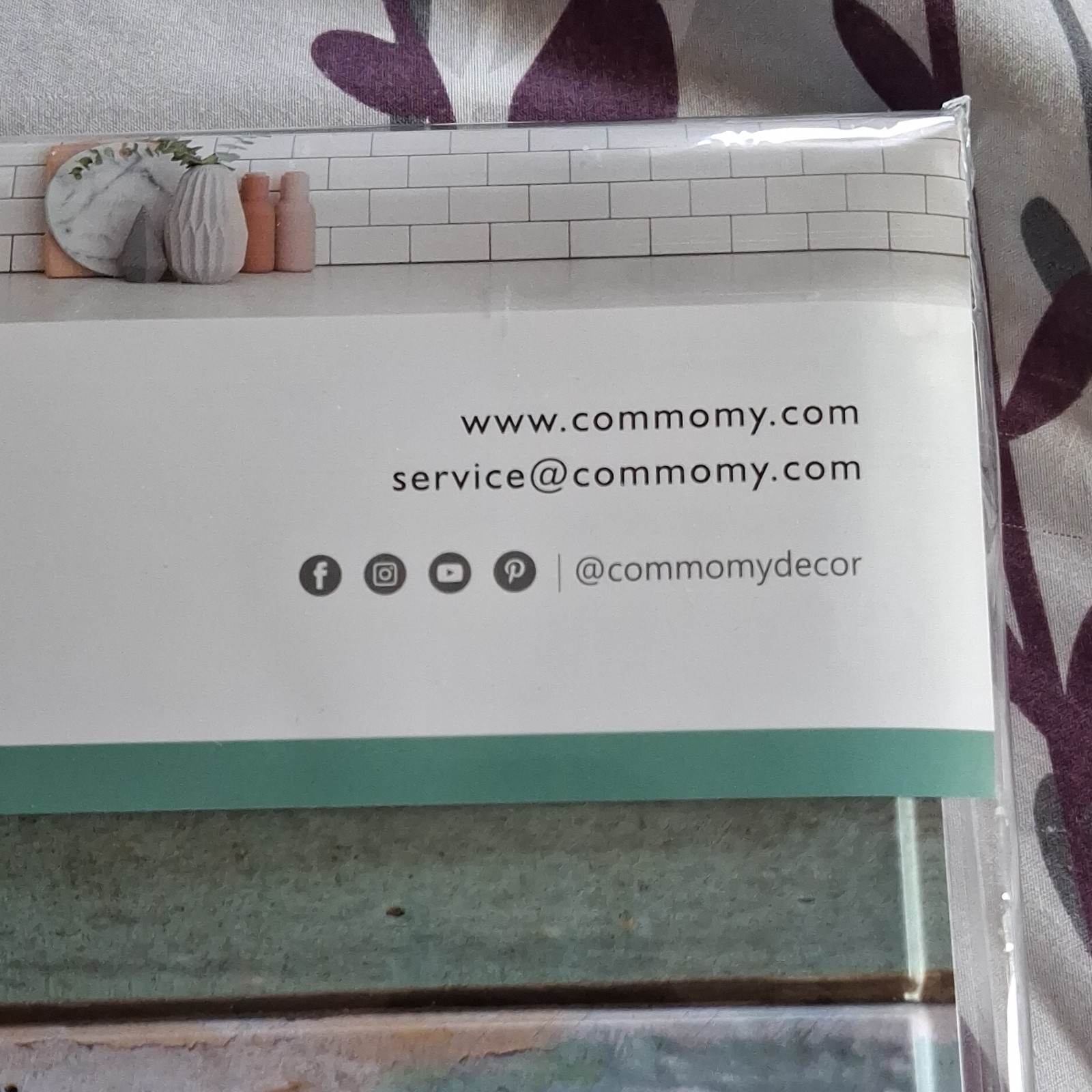commomydecor Peel & Stick Wood-Look Vinyl Backsplash Tiles 30cm 10pk Matte