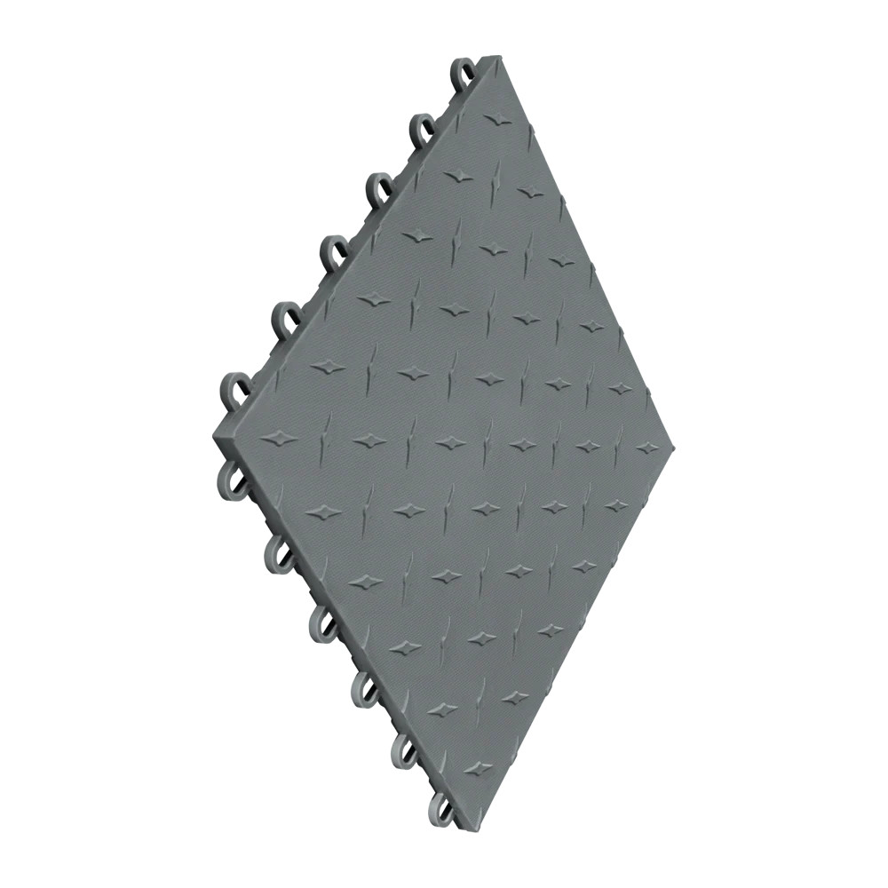 Diamondtrax 12-SERIES Slate Grey 12”x12” 10-pack ( 10 SF per 10-pack )