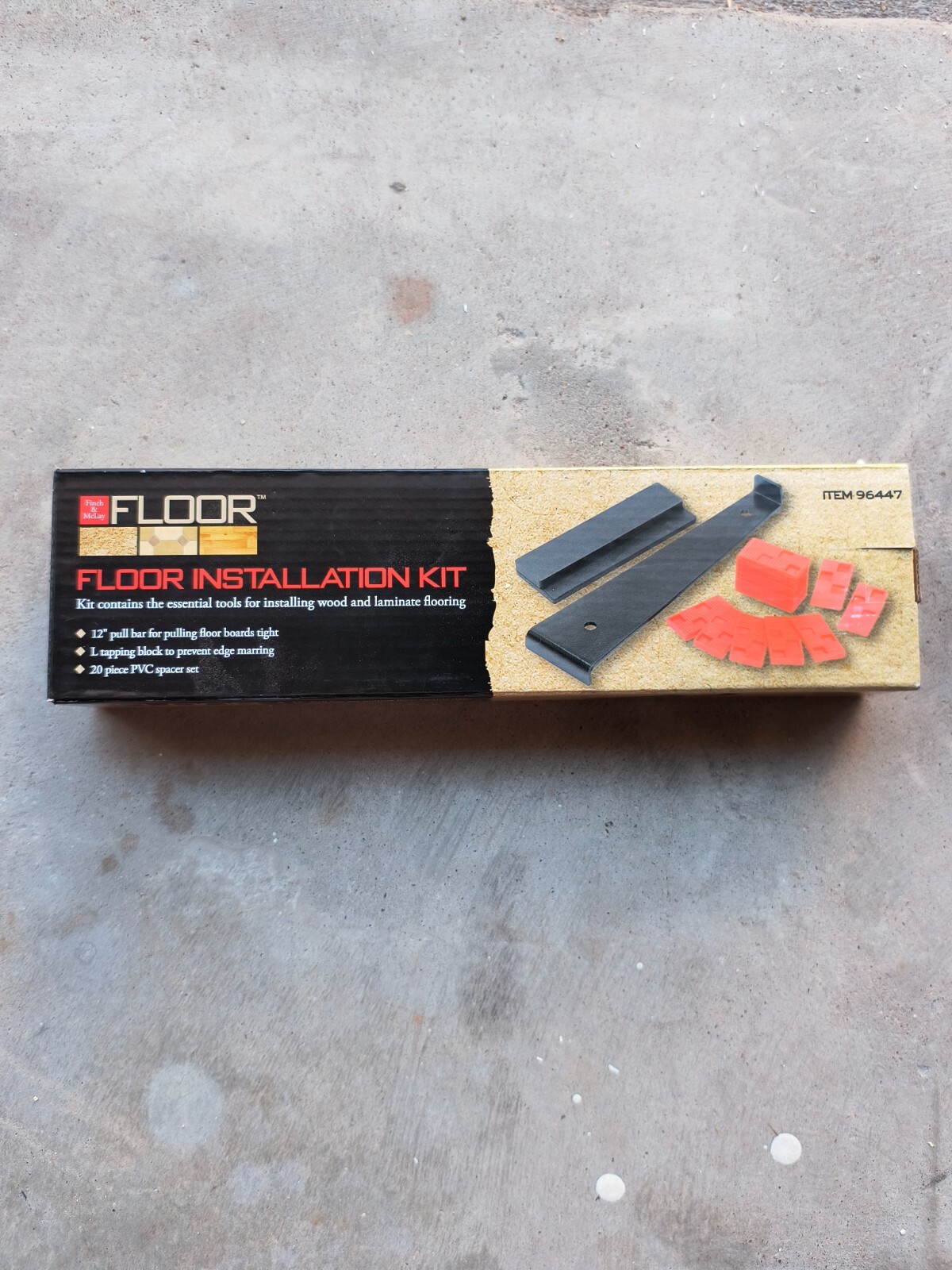 NEW Finch & McLay floor installation kit tools spacers