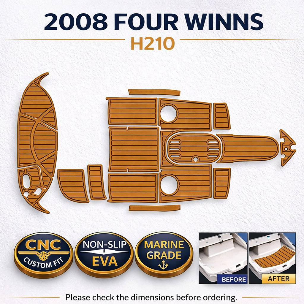 2008 Four Winns H210 EVA Foam Boat Decking SeaDek Style Marine Flooring Mat Pad
