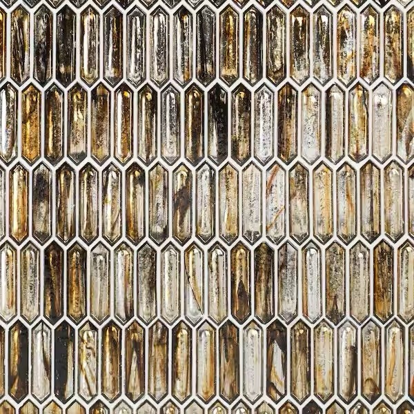 Ivy Hill Tile Fargin Golden Crust Elongated Hexagon 12 in. x 10 in. x 7mm