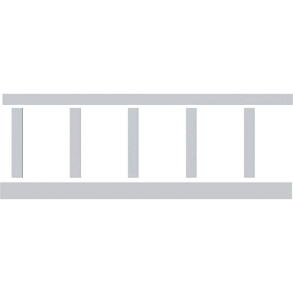 5/8 In. X 96 In. X 32 In. Expanded Cellular PVC Classic Shaker Moulding Kit (For