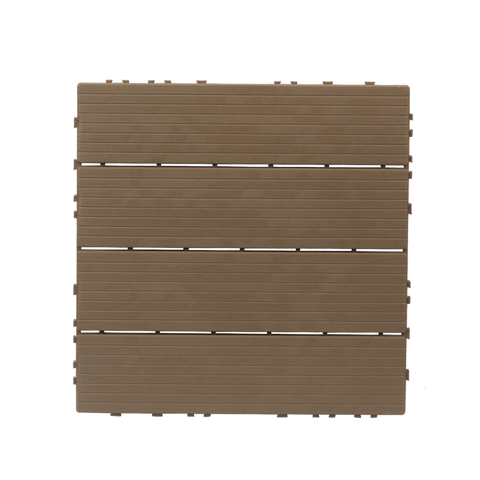 27Pcs Plastic Patio Deck Tiles 11″ x 11″ Interlocking Flooring Indoor & Outdoor
