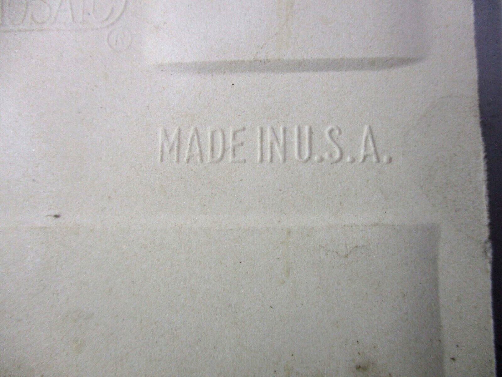 Mosaic USA 4-3/8″ Gloss Brown Specks on Beige 1 Ceramic Wall Tile 1950 Retro Vtg