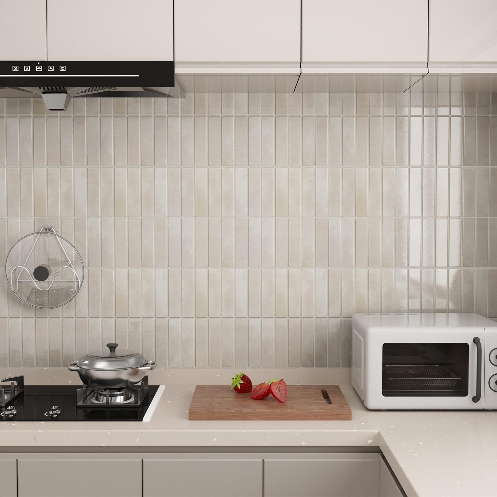 Peel and Stick Backsplash, 10 Sheets 11.42 x 9 in 3D Self Adhesive Wall Tile …