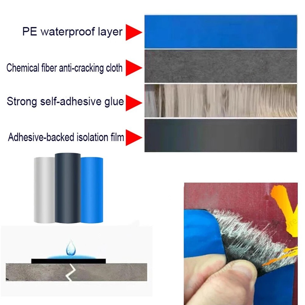 Waterproof Gaps Between Steel And Various Walls Strong Adhesion Tiled Rooms