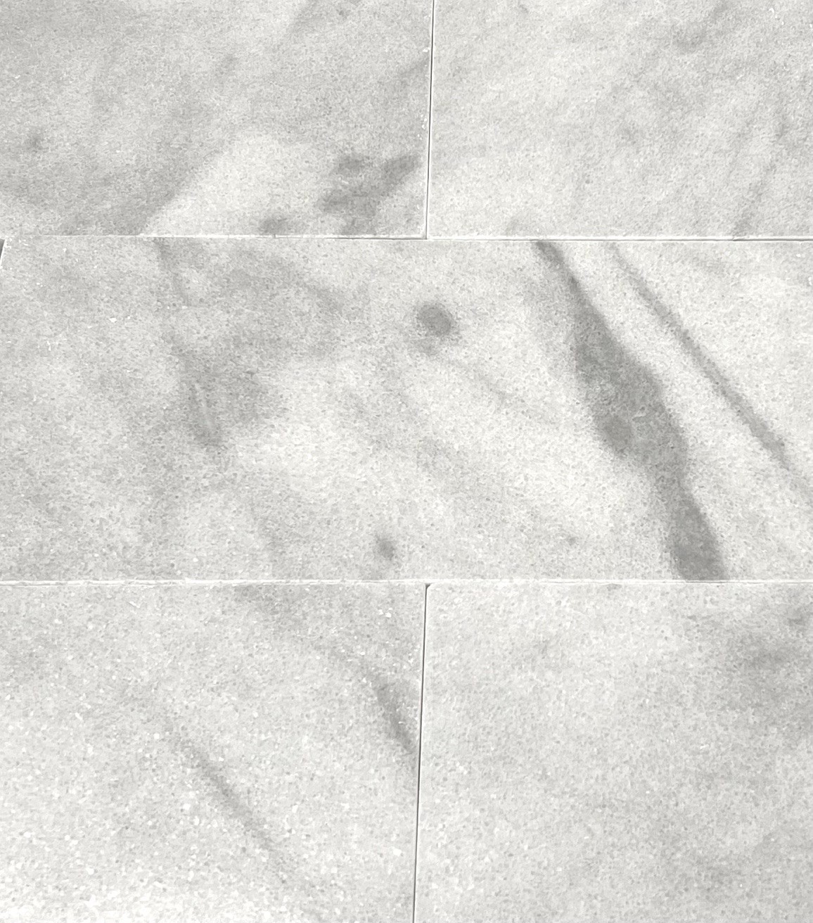 Carrara Gray 6×12 High Honed Straight Edge Marble Floor Wall Tile Kitchen (1 SF)