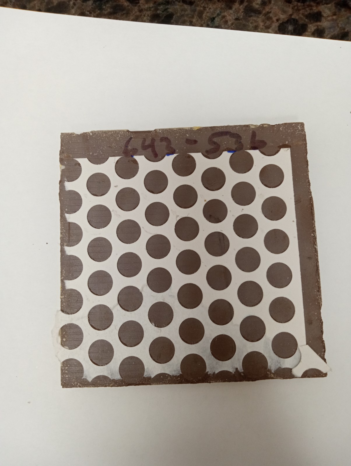4×4 Tile Matte Sunlit Yellow Wall Remodel Ceramic C#643-536 Sample