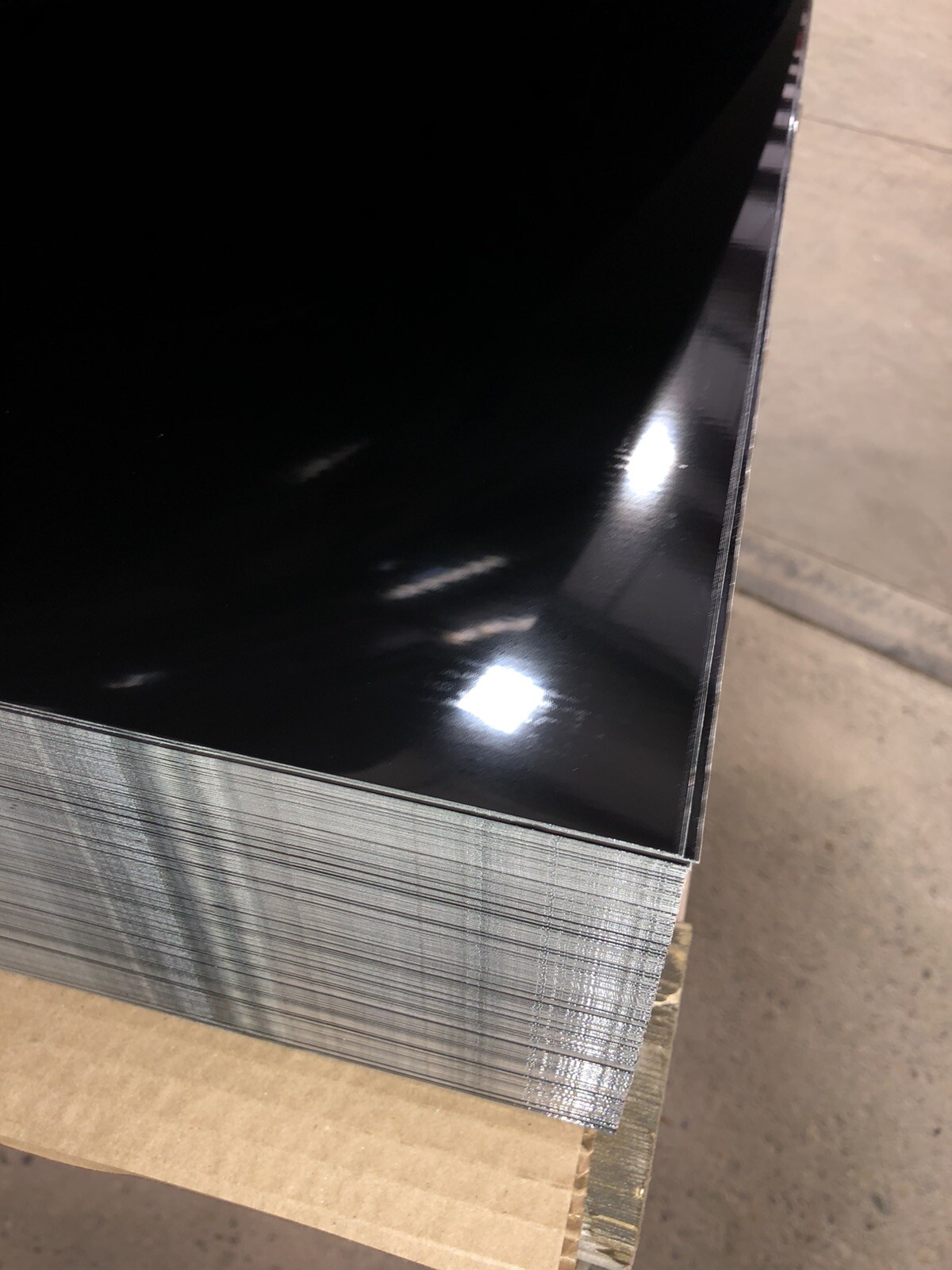 Multiple Sizes BLACK Aluminum Sheet .030″ Thickness